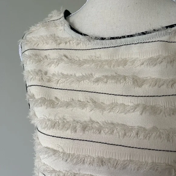 Zara tank shirt with fringe detail size M - Picture 4 of 4